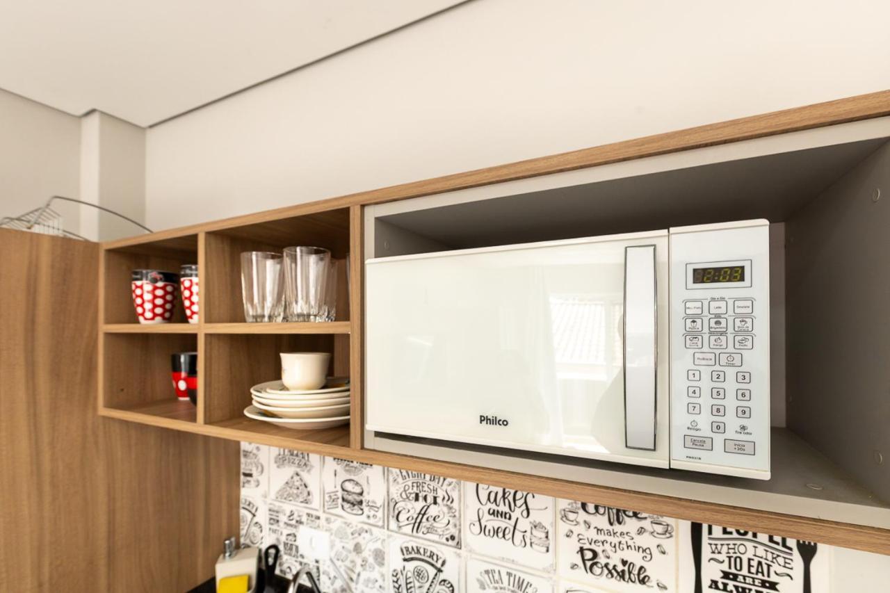3-Studio Lindamente Decorado! Ideal Para Casal!!! Curitiba Eksteriør billede